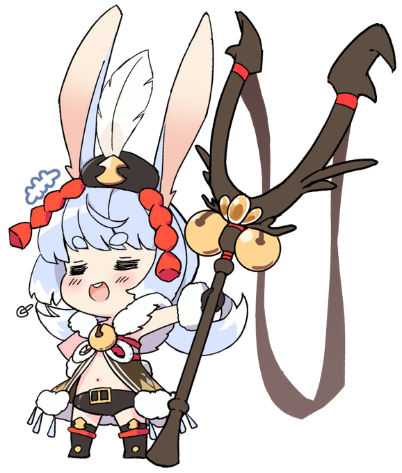 背景透過ルナちゃん! 