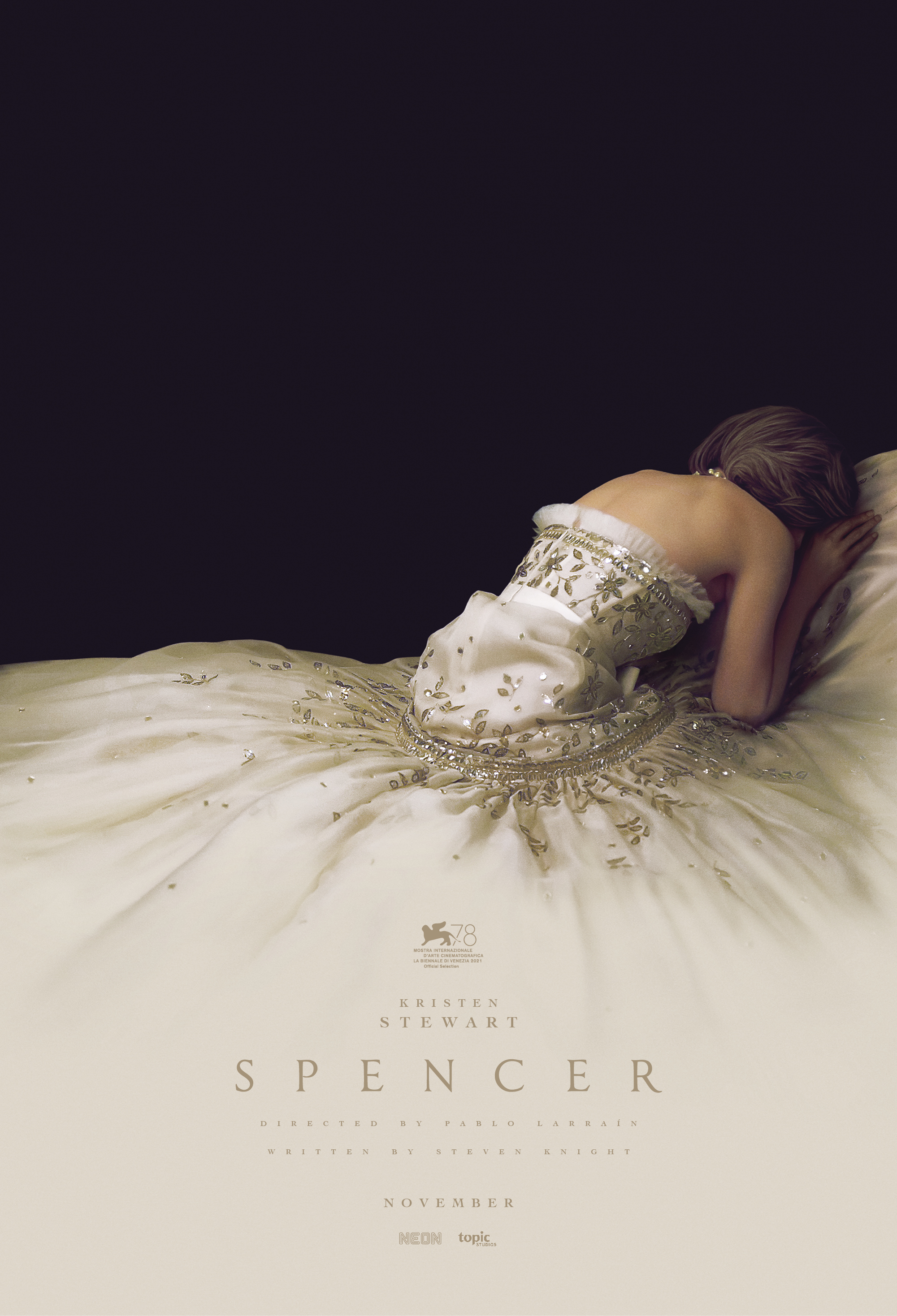 Pôster oficial de Spencer, com Kristen Stewart - legadoplus