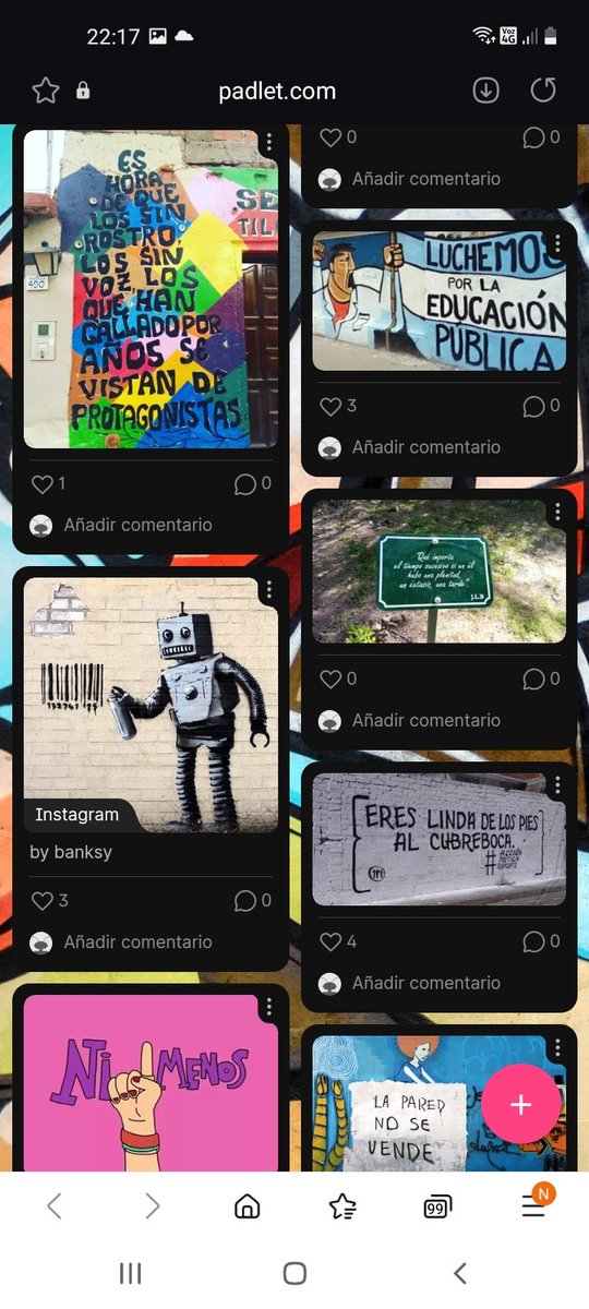Paredes que hablan, muestran sueños, perspectivas alternativas y críticas. Expresar con graffitis, muros que amalgaman imágenes y resistencia. Esto es <a href="/mteUBA/">mteUBA</a> en <a href="/filo_uba/">Facultad de Filosofía y Letras UBA</a> Creación colectiva en tiempo real #hackearcreencias #tecnologíaeducativa