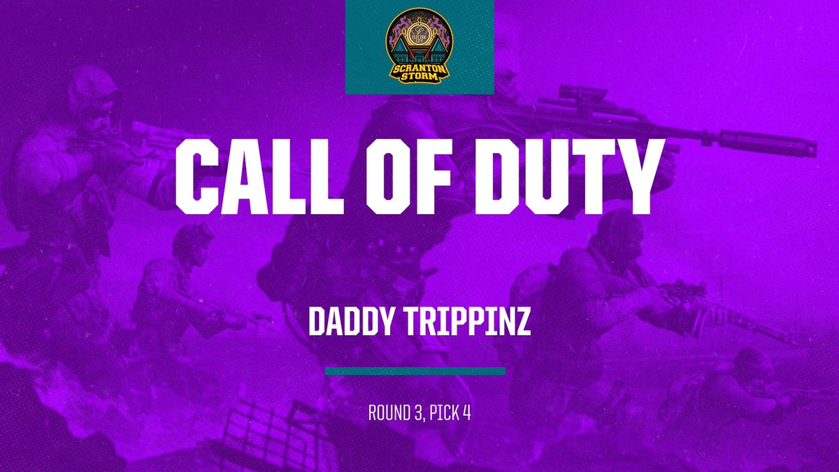 ScrantonStorm's tweet photo. Our next pick in the fall 2021 #tecleagues draft is Daddy Trippinz 🔥🔥

Please welcome them to #electriccity
#cdl #esports https://t.co/5iGfYtgkD0