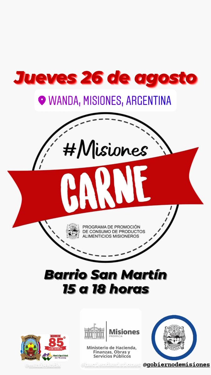 Este jueves 26 llega a Wanda #MisionesCarne!