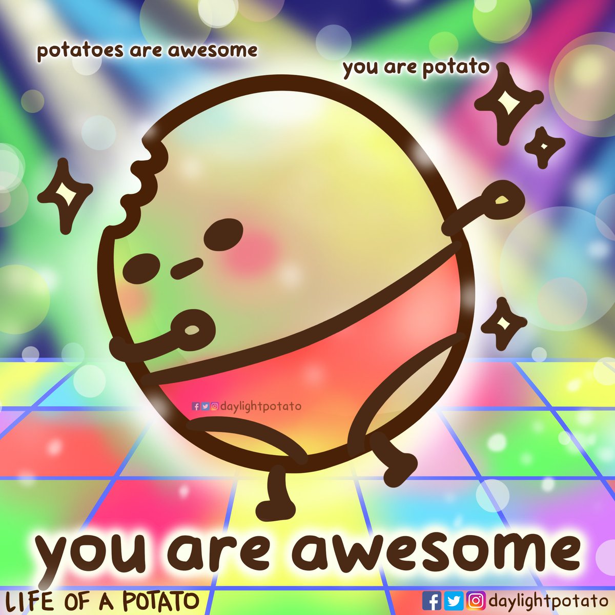That’s you
❤️✨🥔⭐️🔥⚡️🎵

#potato #potatoes #selflove #selfcare #mentalwellness #mentalhealth #loveyourself #kindness #peace #motivation #encouragement #MotivationalQuotes #wellbeing #clubbing #dancefloor #dab #hiphop #dancer #confidence #awesome #cute #art