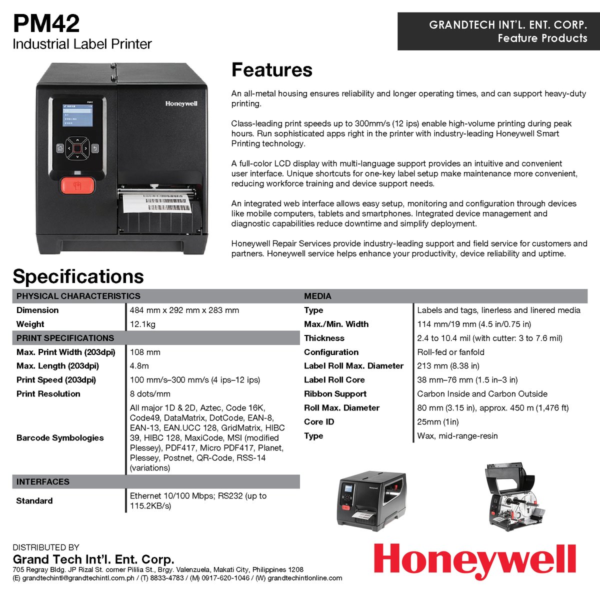 grandtechph's tweet image. #GRANDTECH_FEATURE_PRODUCTS
#Epson PLQ-35/50/50M/50CSM #PassbookPrinter
#Honeywell PM42 #IndustrialLabelPrinter
#Canon TA-5200 #LargeFormatPrinter
#ECLine EC-PM-80320 #POSPrinter
#NEC TWINPOS G5 #POSTerminal

PM/CONTACT US@
marketing@grandtechintl.com.ph
09176201046 / 09476330452