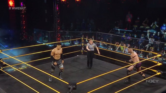 UnmatchedWWE's tweet photo. MEDICAL UPDATE: Timothy Thatcher @CatchTheThatch is out indefinitely after suffering an attack from @TheBotherCauser earlier in the night. #WWENXT https://t.co/9yI2v3oDCZ