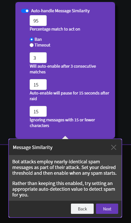SmartASCIIGames's tweet photo. Every instance I see another "I got hate raided" post, my heart breaks because I hadn't been able to reach them in time.

If you're looking for hate raid protection, please look at the tools I've released at @StopH8Bot 

It's free, web-based (no downloads), and ready to go. https://t.co/I4uJKvZcwT