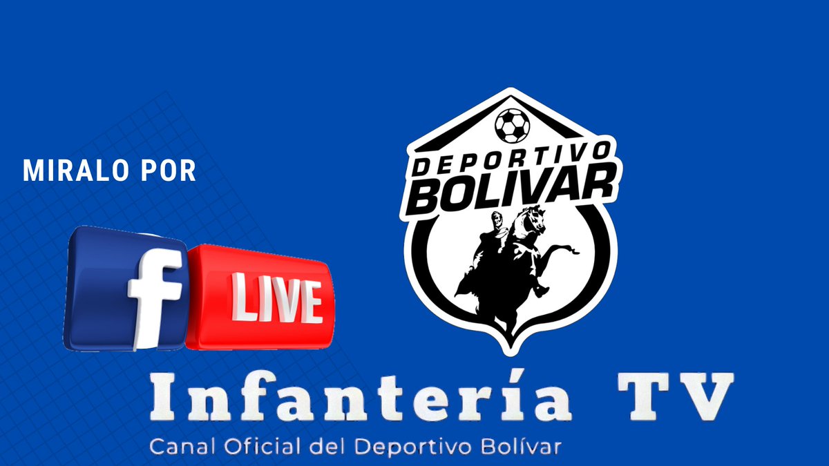 Dep_Bolivar's tweet photo. ASCENSO NACIONAL 2021
Disfrutalo por Infantería TV 📺
Canal Oficial del Deportivo Bolívar 

⚪🔵🔴💯✔📽🎬
Zonal Nacional #laotramitaddelreto https://t.co/uTYa6ffIeO