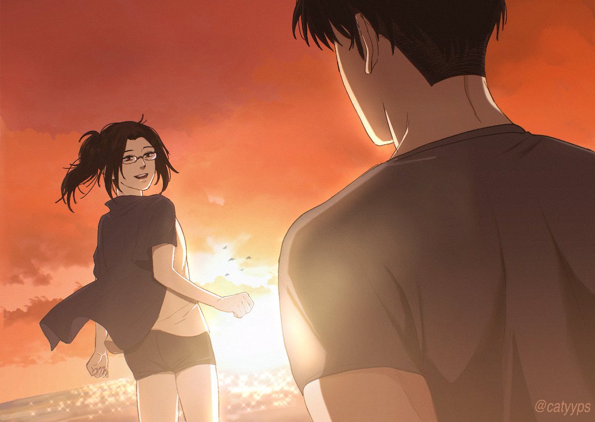 catyyps's tweet photo. Day 3 : sunset
"That sunset like a beautiful"
#AttackOnTitan #levihan #LevihanWeek2021 #levihanweek #leviackerman #hanjizoe https://t.co/7OdSs2Spg7