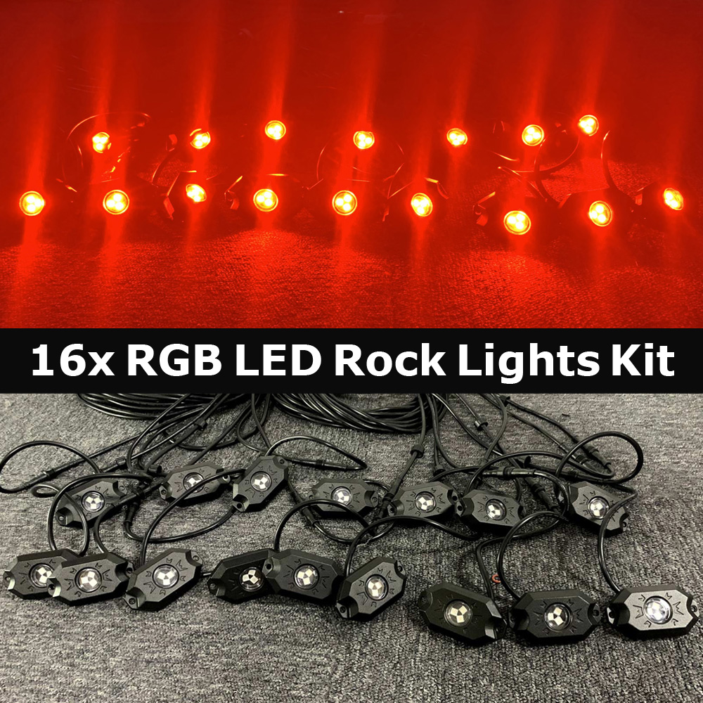 Sando_carlight's tweet photo. 16 Pods LED Rock Lights RGB Multi-Color Change Music Flashing Bluetooth Control
Voltage: DC 9-32V
Waterproof: IP68 
eBay store link : https://t.co/3gRuzkPlrF
#lighting #rocklights #pods #car #ATV #UTV #RZR https://t.co/EvyYbXqST7