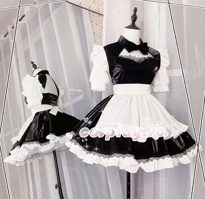 cosplay_so's tweet photo. 黒白　＃胸開メイド服　#コスプレ初心者さんと繋がりたい 
リンク：https://t.co/FzxL8LcunW https://t.co/2qHp3BL5uq