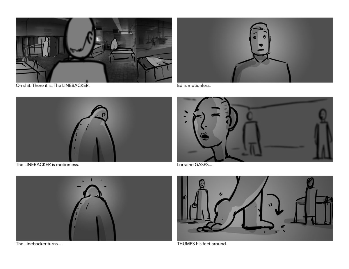 #TheConjuringWatchParty here's more storyboards for this scene - when we scout I'd take pics with my phone and then put them in the background of the images - definitely helps the crew