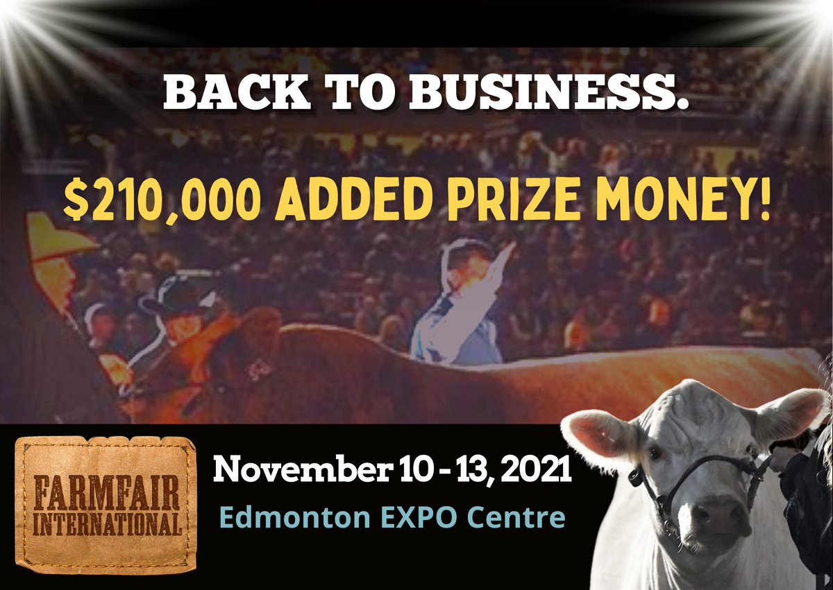 You can't win if you don't enter!  Livestock Entries open September 1st!  #CdnAg