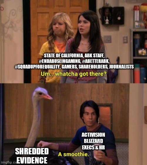 DemShenanigans's tweet photo. So uhh... Imma leave this #meme here & remind y'all to follow @ABetterABK @ABetterUbisoft #ABetterABK #ABetterubisoft #EndAbuseinGaming & #SquadupforEquality - Now more than ever, we need to hold the line & #protest until #ActivisionBlizzard fixes this. #FinancialProtest https://t.co/A4ig8x74h5