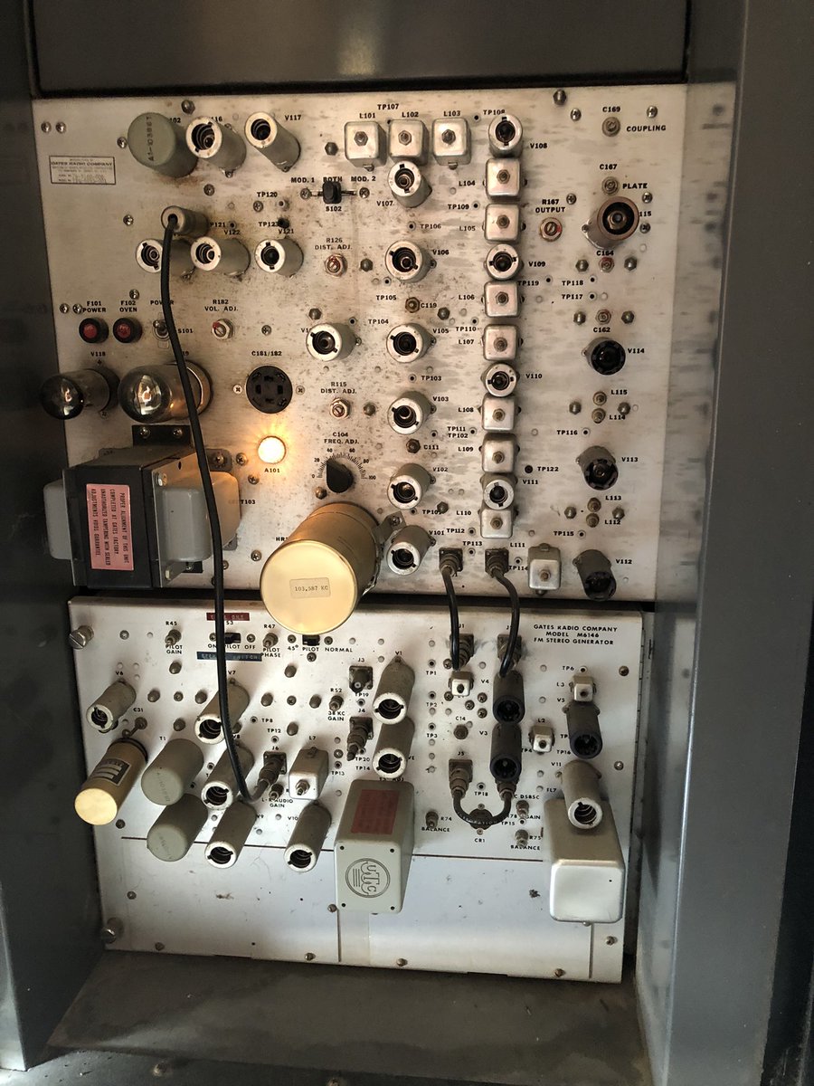 895WAHS's tweet photo. Here’s our original transmitter that’s still around at Avondale High School. We’ve been #broadcasting since 1975, and plan to continue for as long as we can 😎 #highschoolradio https://t.co/XfaDck321Y