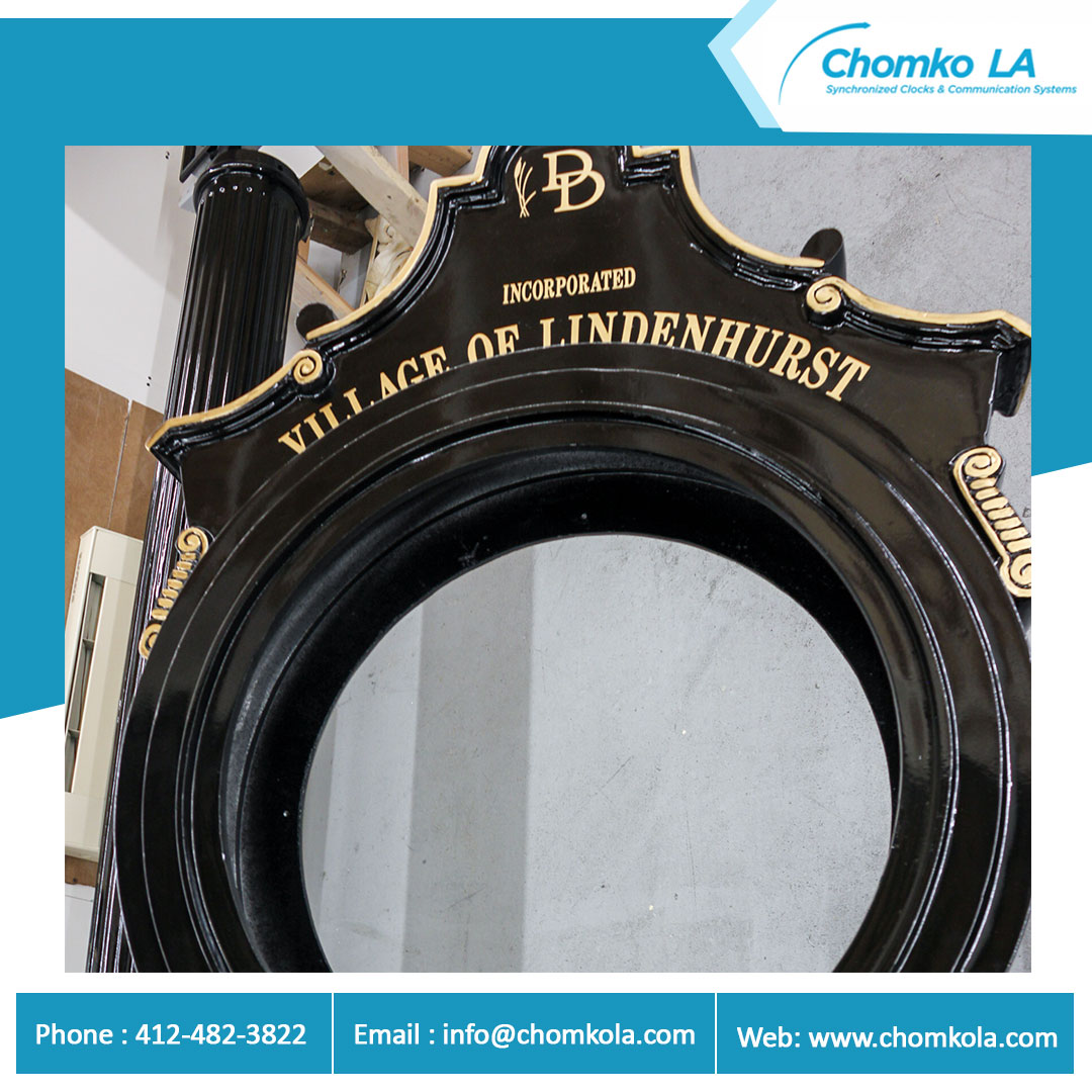 ChomkoLA's tweet photo. We offer a complete line of #outdoor building #clocks, ideal for large outdoor clocks for walls. These clocks are operated with a master clock movement, which guarantees dependable and maintenance-free use for decades. https://t.co/G4LqffY6Ll https://t.co/jp15E021QF