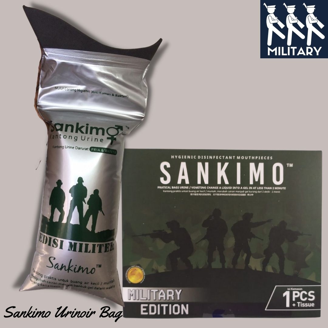 SankimoOfficial's tweet photo. Dunia militer identik dengan pelatihan lapangan yang ekstrim & bisa berhari2 di alam terbuka, terkadang setiap anggota pelatihan yang tidak terbiasa kencing sembarangan suka bingung saat kebelet kencing! tapi sekarang banyak yang memilih untuk menggunakan Sankimo loh. #sankimo https://t.co/BnYWQWajn8
