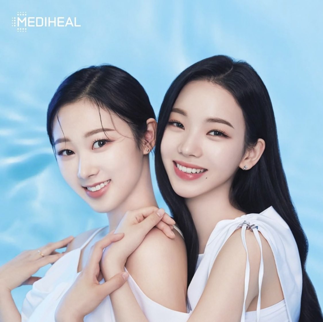 aespapic's tweet photo. karina and giselle for mediheal https://t.co/Z5qBxdWnTU
