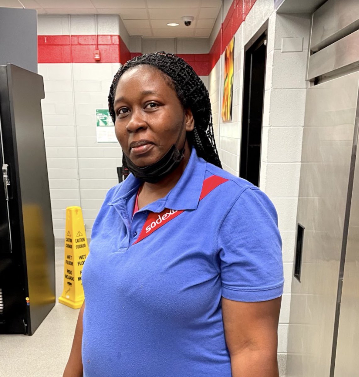 GE_Rams's tweet photo. Welcome Latonya Green, new Sodexo Cafeteria Manager!  Latonya is a seven-year veteran of the school food service industry.  #WeAreEAST 🐏 https://t.co/ZL8lG3JIMW
