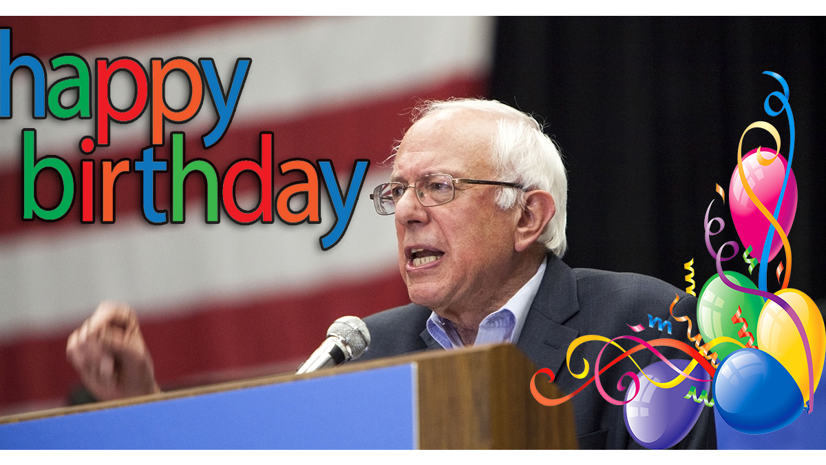 Happy Birthday to Senator Bernie Sanders of Vermont!  