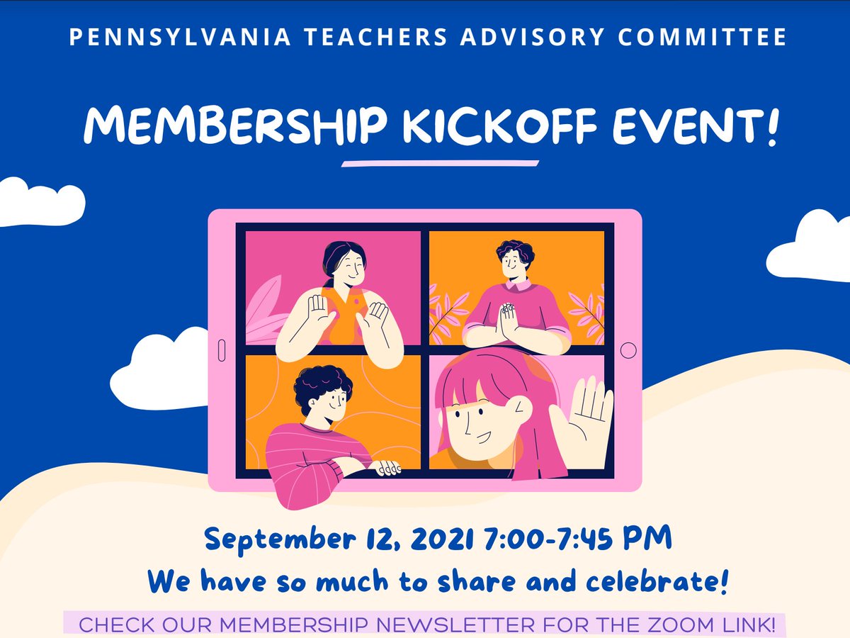 We're looking forward to the Kickoff Event. Will we see you there? <a href="/HeatherZajdel/">Heather Zajdel</a> @aslaughter05 <a href="/msoskil/">Michael Soskil (he/his)</a> 
Retweet and tag 3 members that you hope to see there.