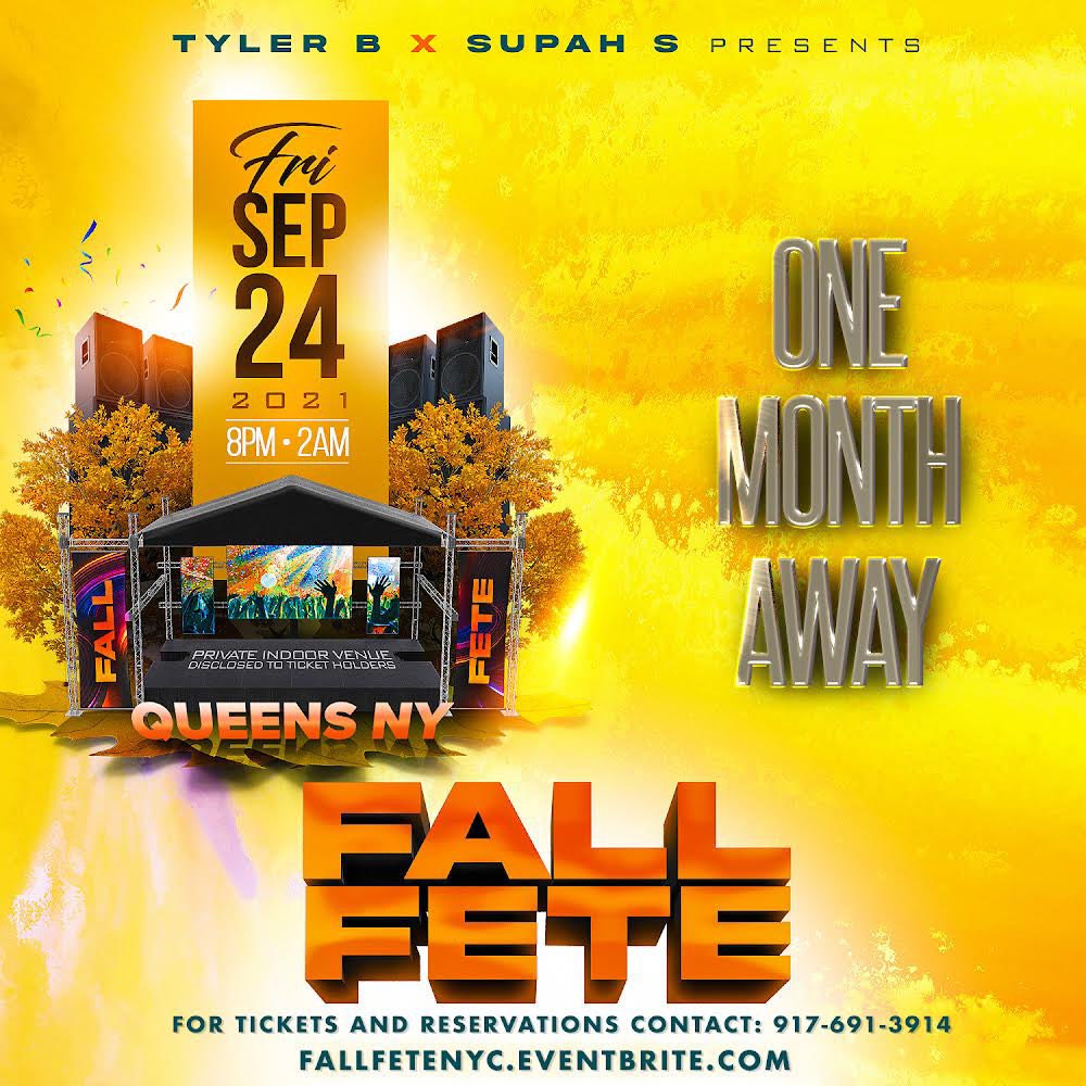 nyctylerb's tweet photo. We are officially ONE MONTH AWAY from #Fallfete !!! Can’t wait for you guys to see what we have in store for this one 😤

20 VIPS ALREADY BOOKED!!! 20 Remaining 🥳

Friday, Sept.24th inside our BEAUTIFUL PRIVATE VENUE ❗️ (Location Disclosed To Ticket Holders) https://t.co/qRQ1tHUwgi