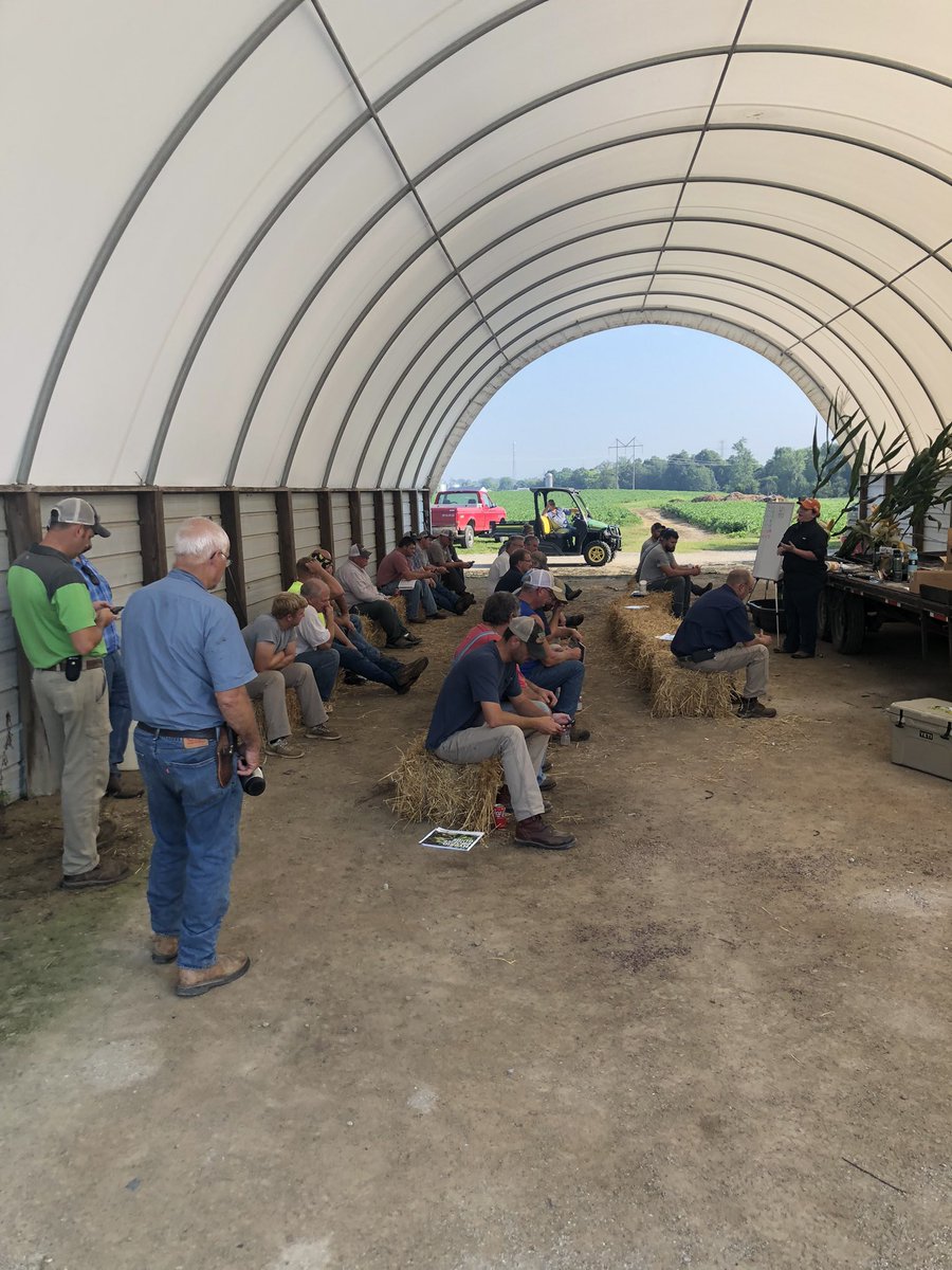 Great crowd and information today at <a href="/cstuecker/">charles stuecker</a> and <a href="/NickStuecker/">Nick Stuecker</a> field day! AgriGold corn looked great and <a href="/FarmsWimp/">Wimp Farms</a>  do we have a crop report to share?