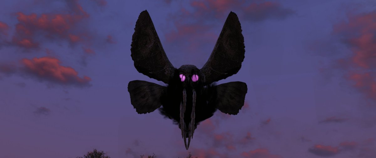It's the Moth-Signal! Time for the Mothman to fight crime once again! #Fallout76