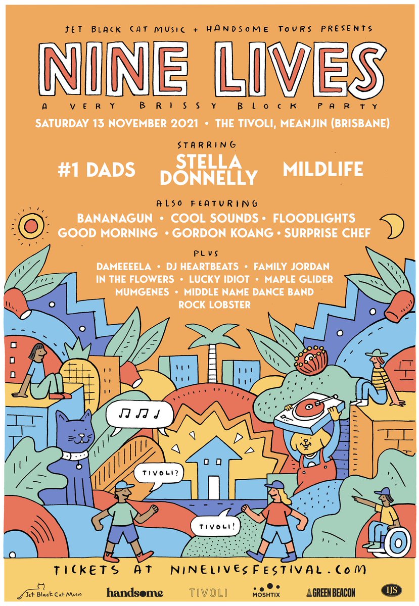 Brisbane you’re going to get me one way or another. #1Dads replacing <a href="/bigscarymusic/">Big Scary</a> for <a href="/NineLivesFest/">Nine Lives Festival</a>