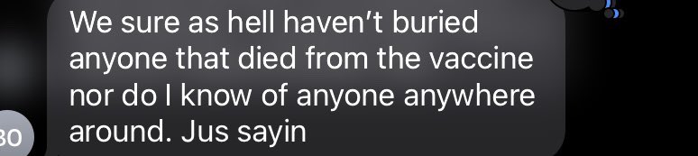 KnightTimeNow's tweet image. Asked to share. This was a text from a friend today that runs a funeral home. They are often forgot during this pandemic as they get yelled at about protocols.
Said- This was a debate in group text about vaccine. #COVID19 For the record, this guy is Alabama Religious Republican