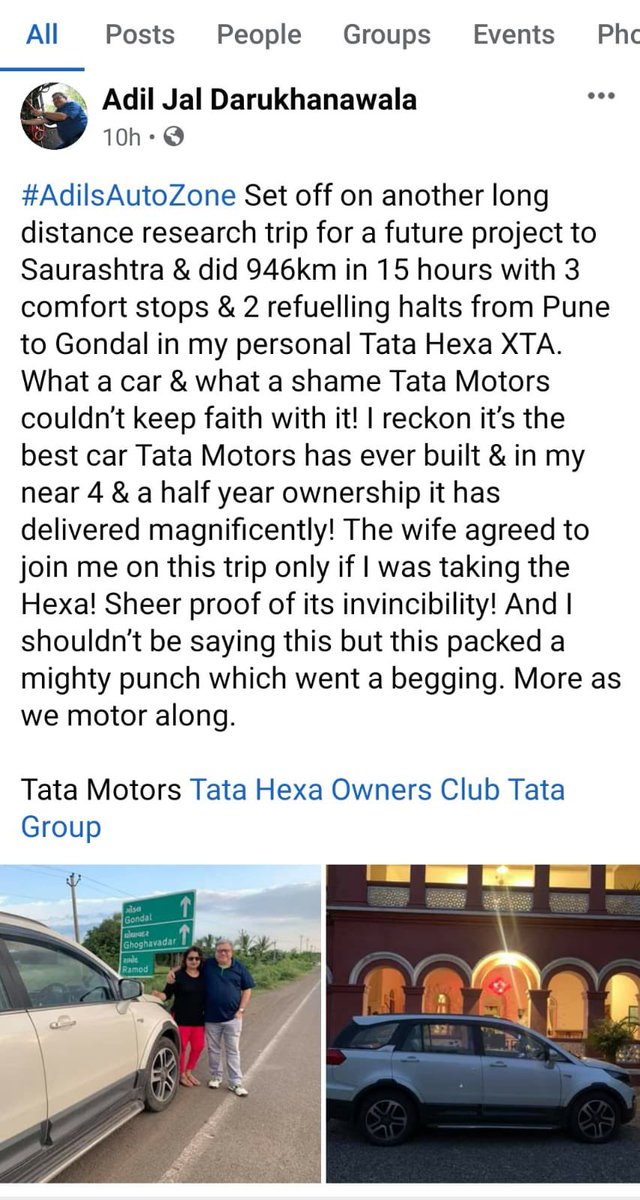 raajleo's tweet photo. Do we need more Testimony?? @adiljal being Legend - his words must set some #IgnorantMinds in @TataMotors_Cars @TataMotors to fire ,wake them up from Slumber @Vivekvivi @RNTata2000 @Renuks @jagdishpeswani @angadadlakha @sidpatankar #BringBackHexa @SirishChandran @evomagazine https://t.co/KWtXl58ic1