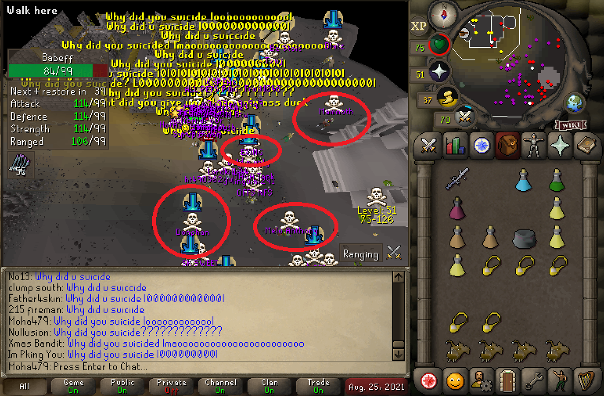 playdeadclan's tweet image. ONCE AGAIN WE HAVE FORCED @DeathrowRS  AND @OSRS_VR  TO JOIN FORCES WITH ROT🤣. ENJOY BEING SLAVES