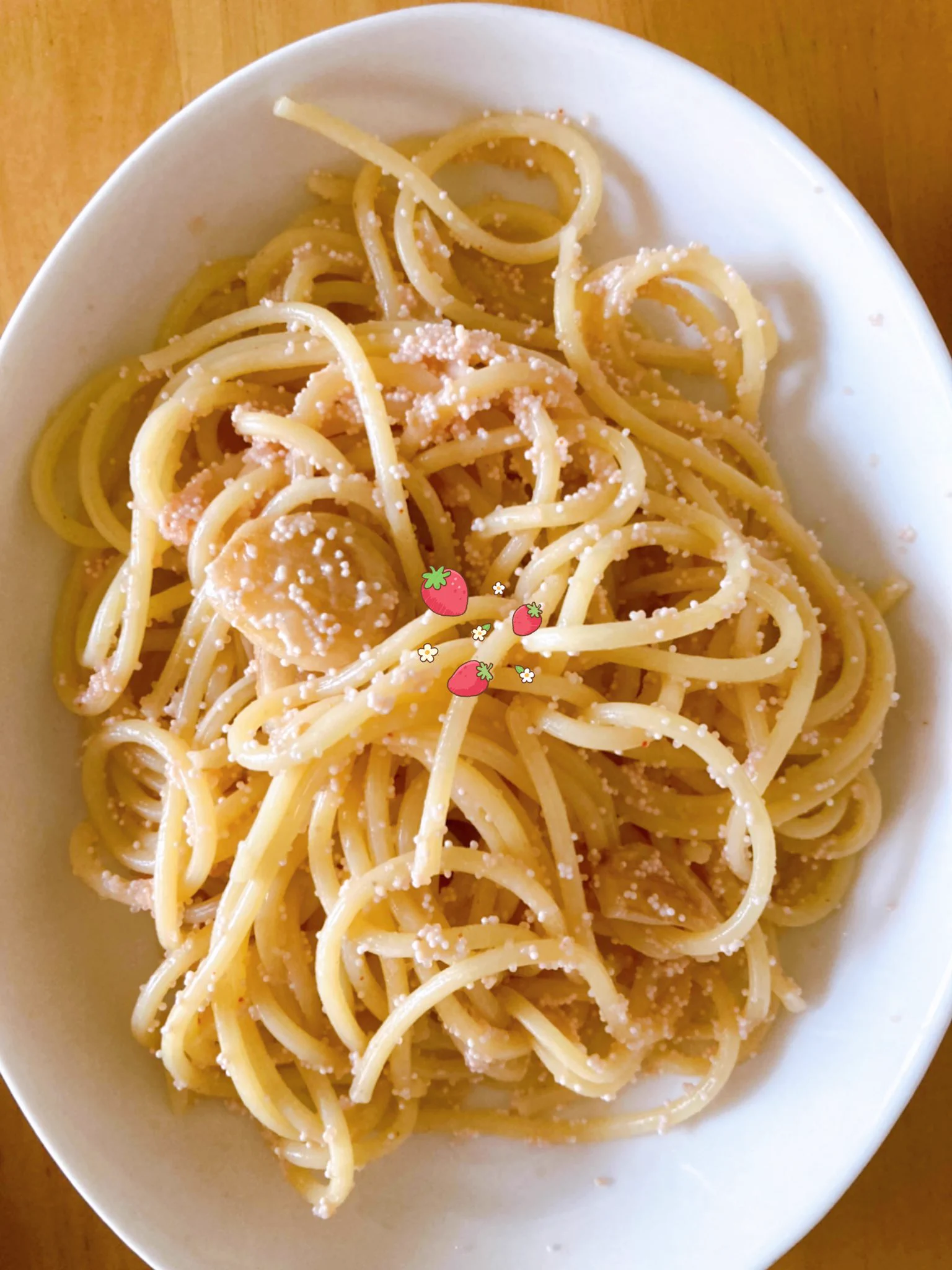 明太子があったので作ってみました🍝うまかっちゃんです😋
ガーリックめんたいパスタ🍴
#stayhome #おうちご飯  