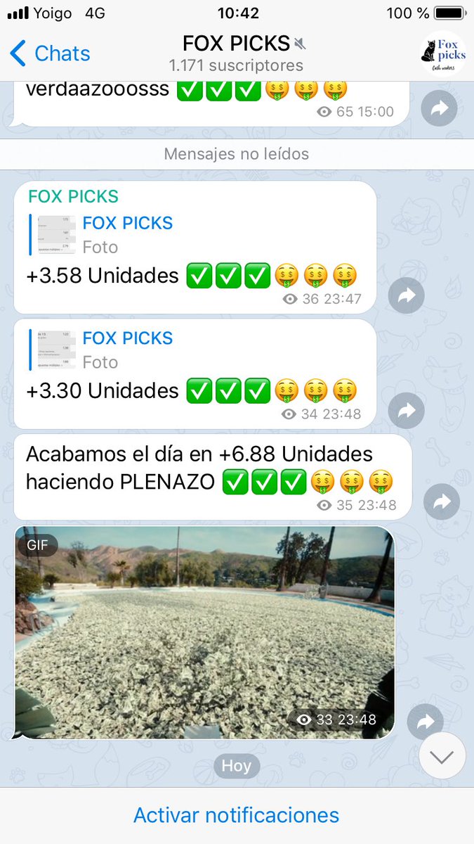 Foxpick3's tweet image. Así nos fue el día de ayer por el canal gratuito de Telegram ✅✅✅ #tipster #apuestasdeportivas