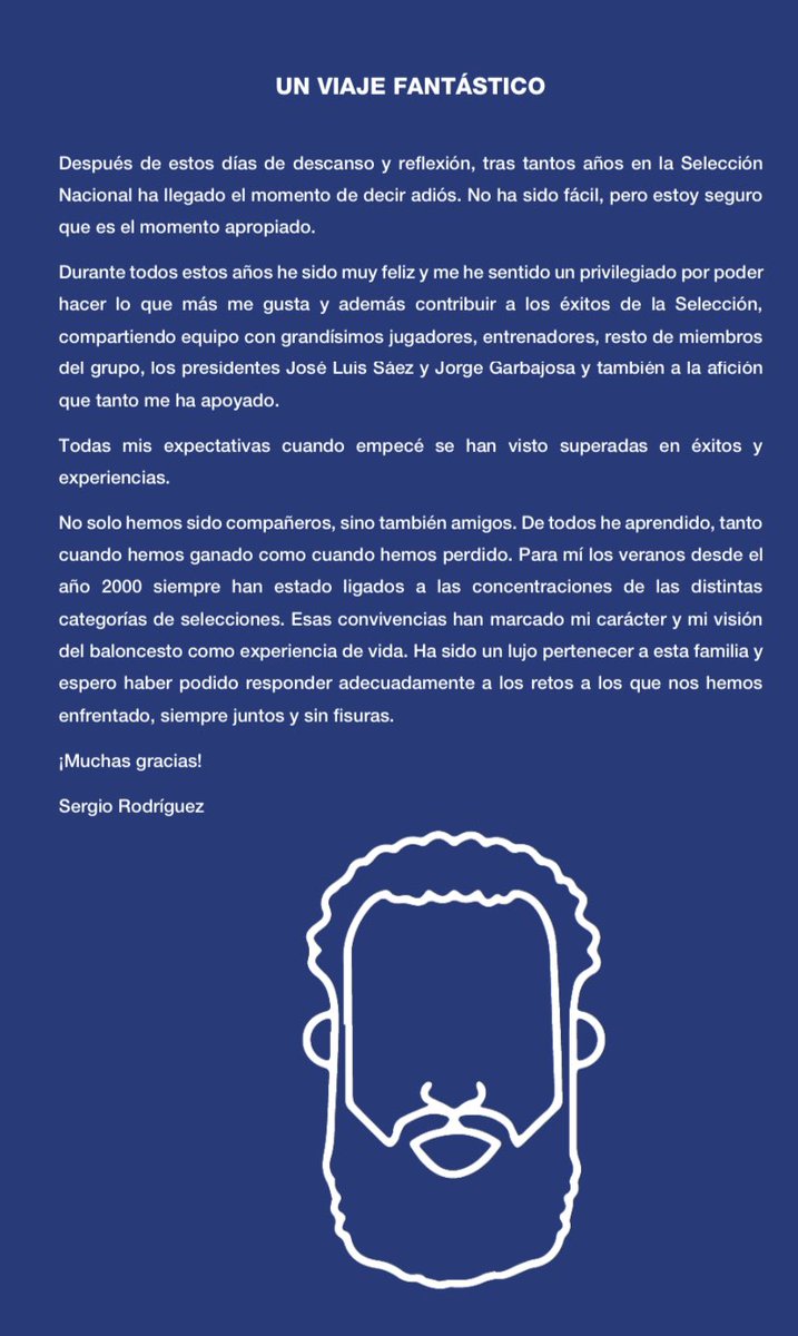 Sergio Rodriguez tweet media