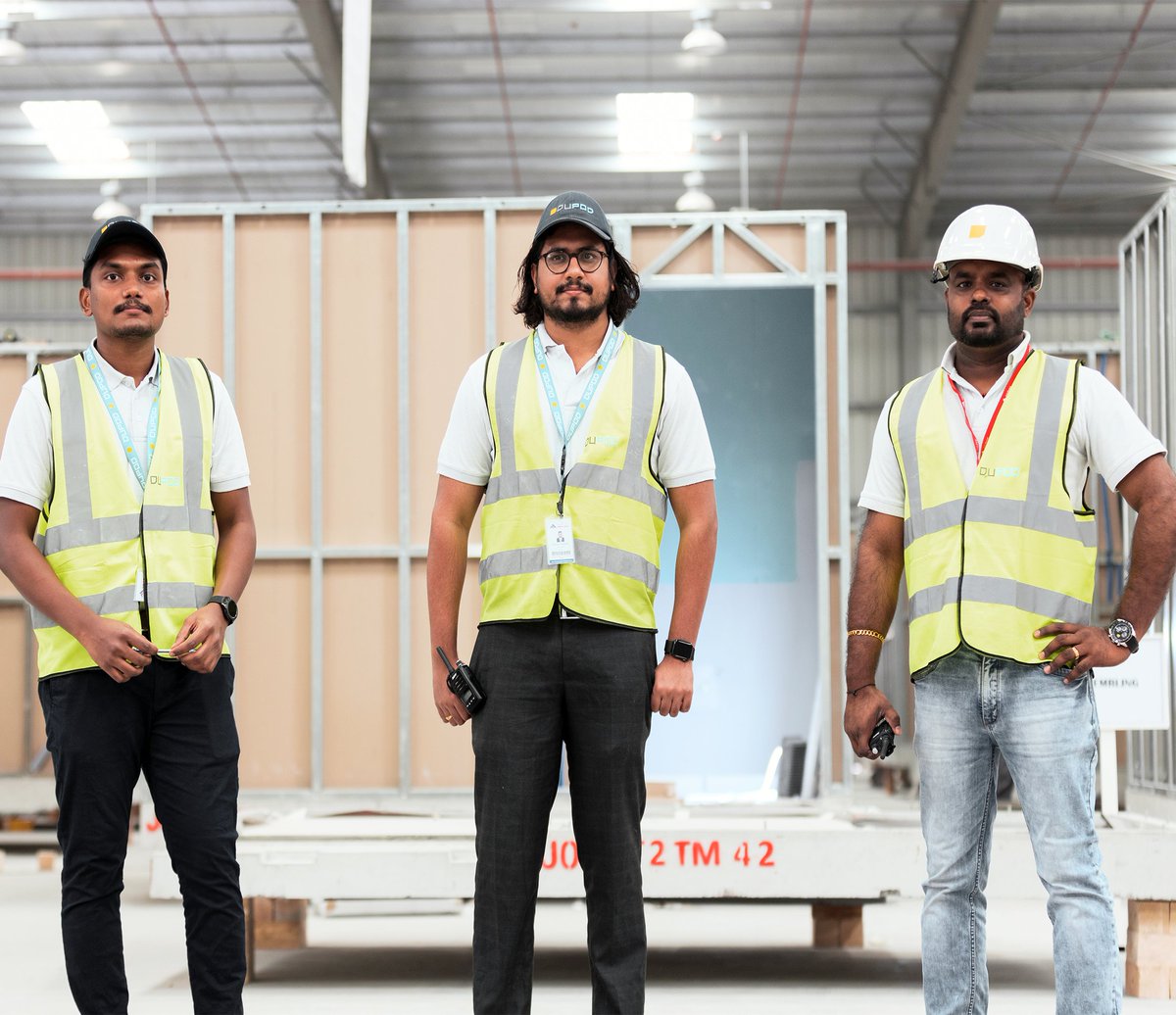 dupodmodular's tweet photo. Our #QHSE team performs a vital part of DuPod's process. Stringent #quality programs with best practice requirements promote superior quality of #modular construction every step of the way in a safe environment.
#ModularConstruction #ConstructionProject #PPVC #OffsiteContruction https://t.co/g4Khwqn1IJ