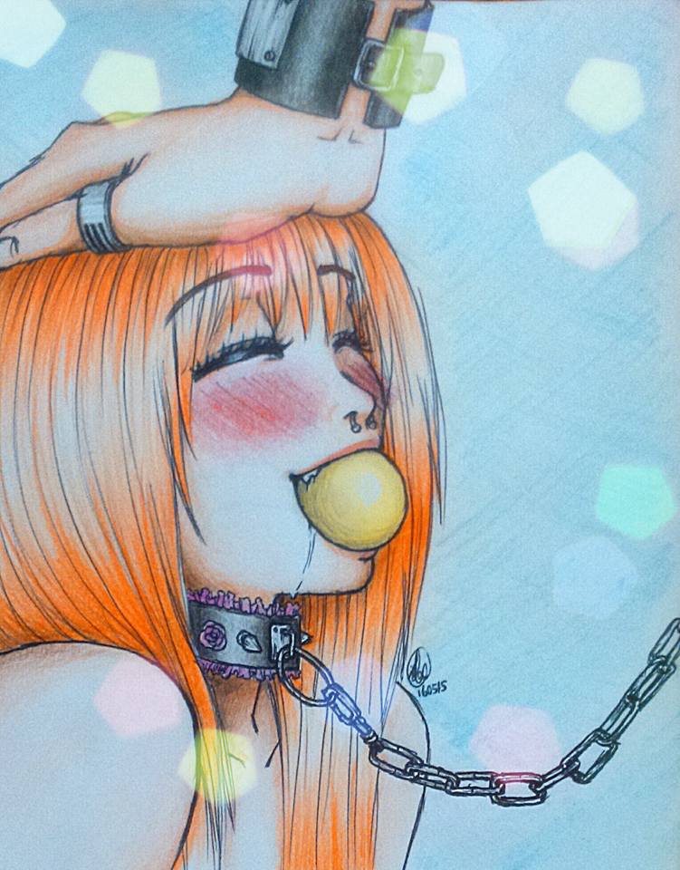 LadyLauryCandy's tweet photo. Esta ilustración sigue siendo una de mis favoritas (y una de las que más me han robado). El petplay me sigue molando bastante, para qué engañarnos❤️ https://t.co/1CMMtlLlgd