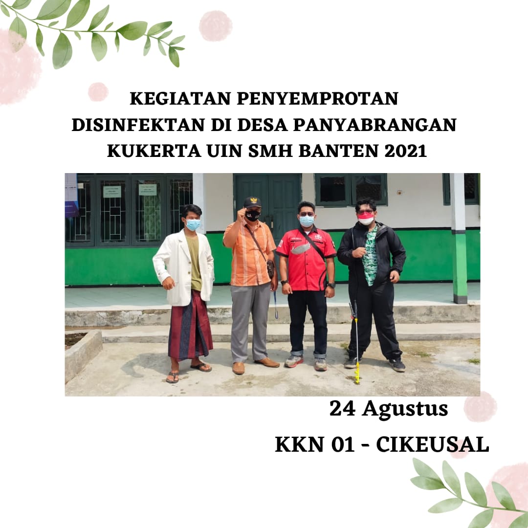 01Cikeusal's tweet photo. Kegiatan Penyemprotan Disinfektan Di Desa Panyabrangan, Cikeusal✨ KKN 01 CIKEUSAL🤗 

@revmen_id
#RevolusiMental 
#AyoBerubah
#IndonesiaBersih
#IndonesiaTertib
#IndonesiaMandiri
#UINBanten https://t.co/1WmbaAaOLo