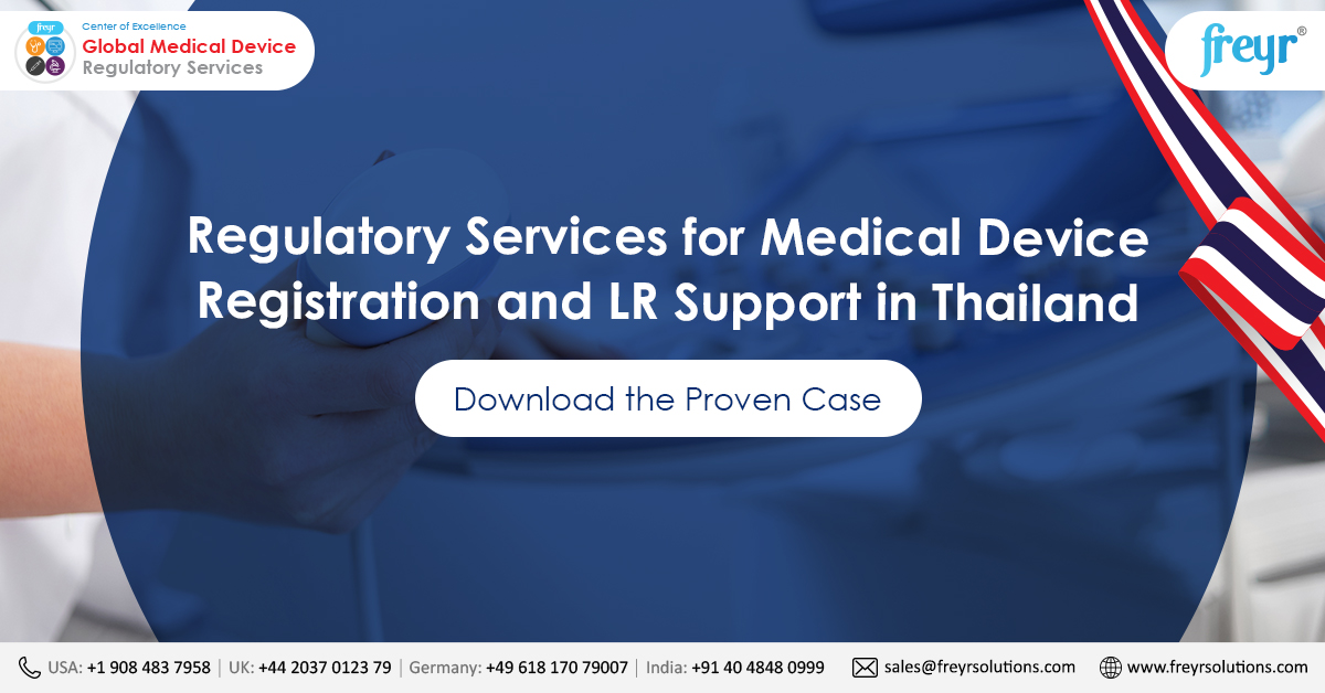 FreyrSolutions's tweet photo. Regulatory services for #medicaldevice #registration and #LR support in #Thailand. Read the #provencase study to know how Freyr provided end-to-end #Regulatory services. #Download. 
https://t.co/n32kn66lK1 https://t.co/ZvcKVC1nek
