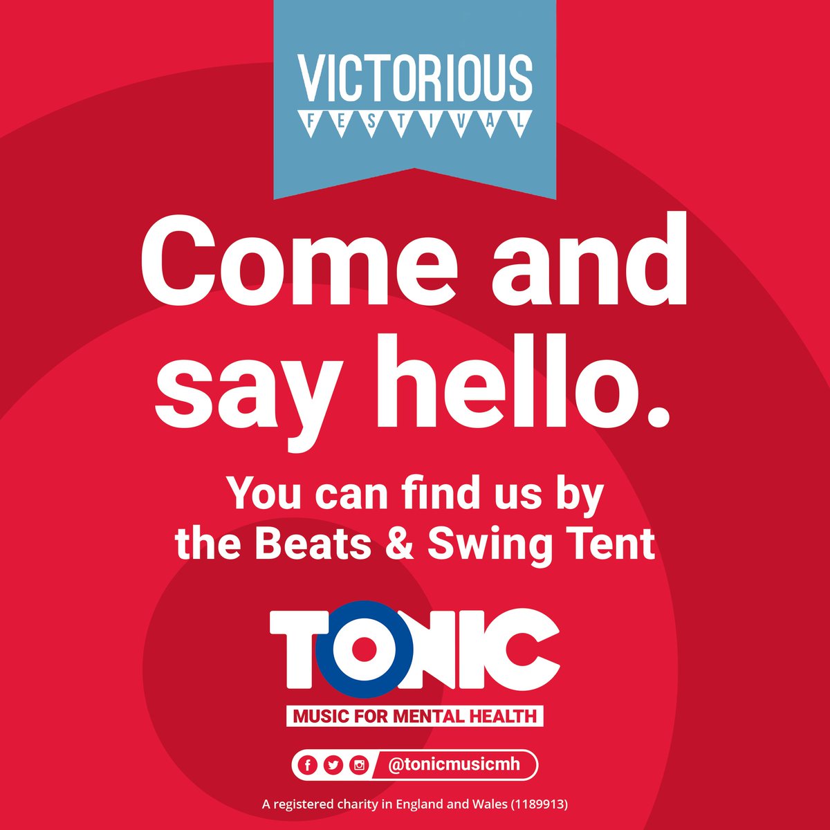 We are so looking forwards one of our favourites <a href="/VictoriousFest/">Victorious Festival</a> this weekend.

Team Tonic will be located by <a href="/BeatsandSwing/">BeatsandSwing</a> so come and say hello, we cant wait to see you!
Team Tonic X
#TonicMusicForMentalHealth #TeamTonic #VictoriousFestival2021