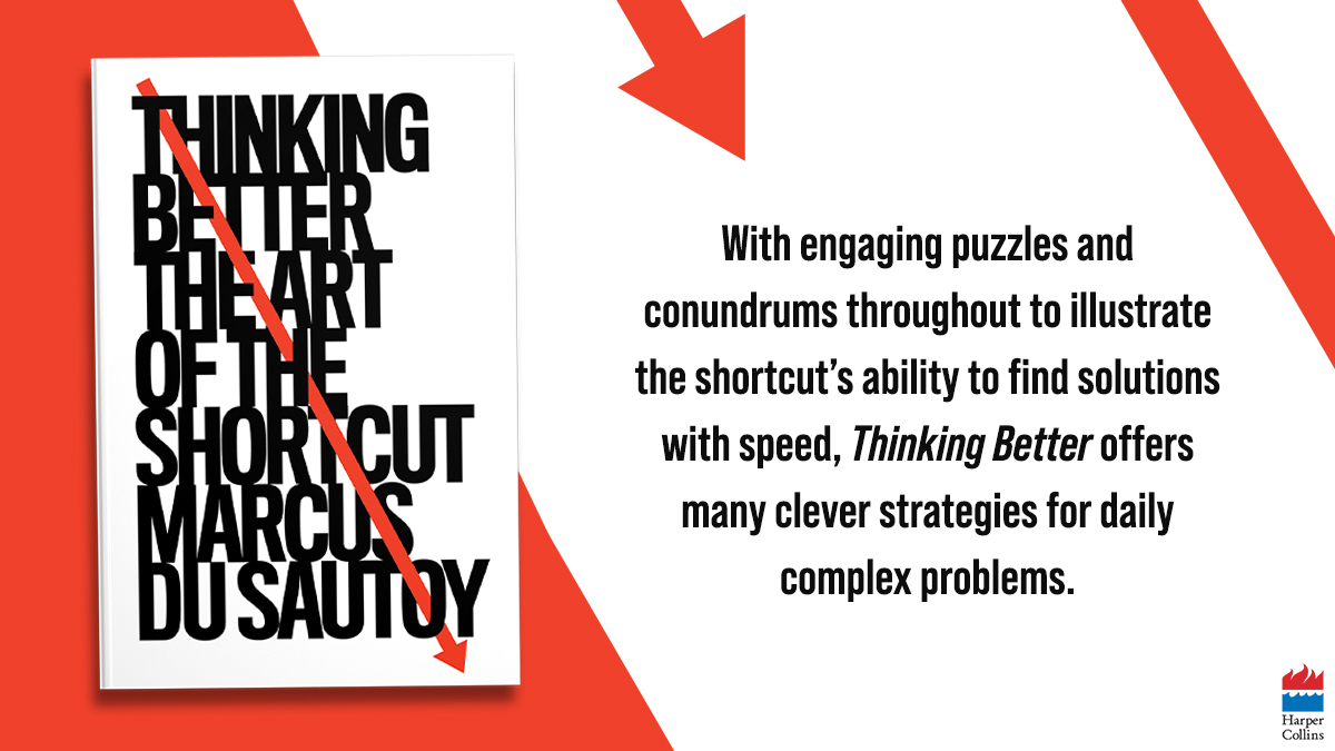 HarperCollinsIN's tweet image. #ThinkingBetter by @MarcusduSautoy is a fresh and fascinating guide that will help you think better and smarter, making you the most efficient version of yourself. Order now: fal.cn/3hHop 

#BookTwitter