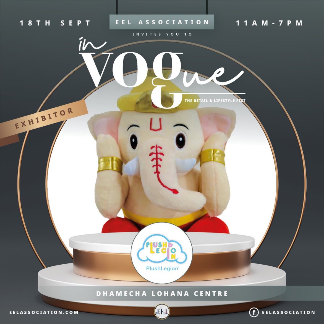 We will be at In Vogue event on the 18th September, thanks to <a href="/eel/">Brennan Babb</a> 

Come along and see our stall this September where you will be able to see what we and all the lovely other stall holders have to offer!

Dhamecha Lohana Centre, Brember Road, South Harrow HA2 8AX 

#PlushLegion