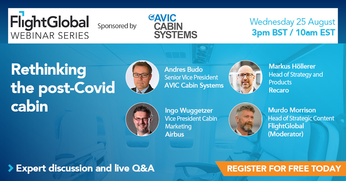 Upcoming #freewebinar Rethinking the post-Covid cabin 25 August 2021, 3pm BST / 10am EST Hear from industry experts on how they think the flying experience will change during the recovery. Spaces are limited bit.ly/3CEYQSb