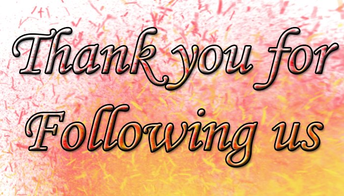 We would like to thank all our new followers and would like to give them all a big Shoutout and a mention from us all @inspired_M_R.
@ieo2020 
@Linas90858802 
@_Childbehaviour
@nancyn461980 
@HsrYueli 
@MThomas_Cutler 
@xllentech 
@glal_uk