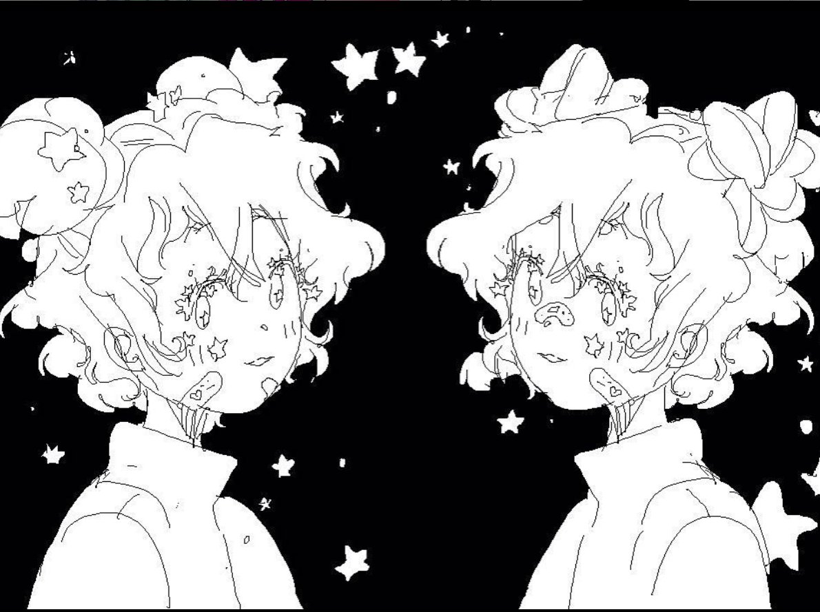 redrew these space twins from 2016!

#komunoc 