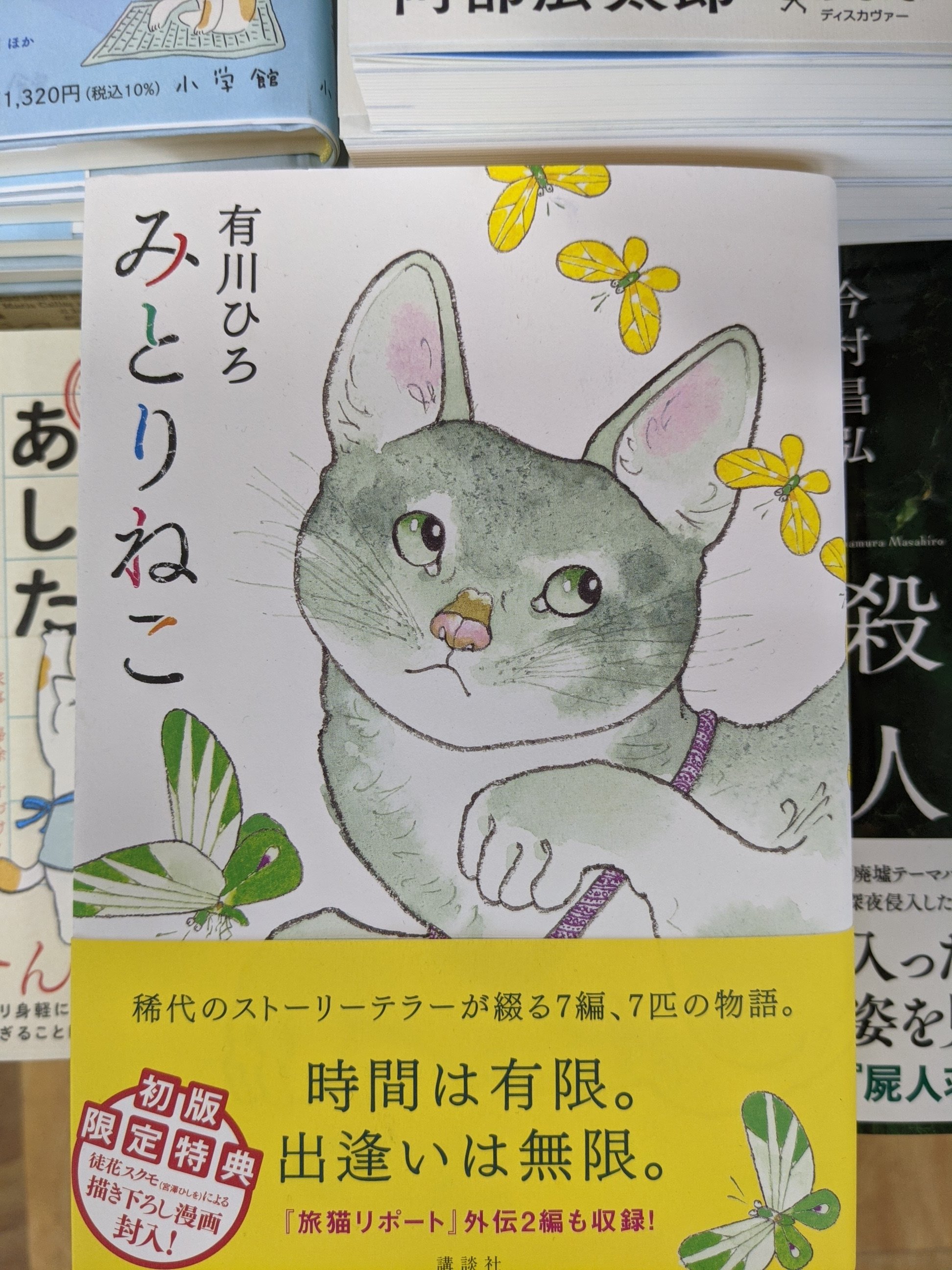 北国書林松任店 あの有川ひろの新作 みとりねこ 発売 世の猫好きによんでほしい一作 有川ひろ T Co Rlctphkkr7 Twitter