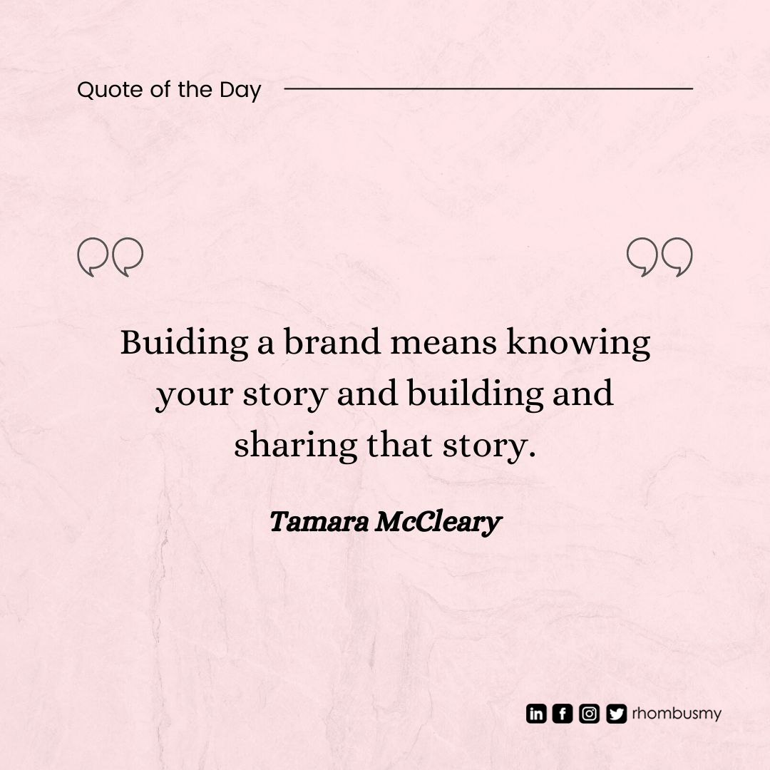 RhombusMY's tweet photo. Behind every successful brand is a strong and compelling story. Let us tell yours! ⁣

#RhombusMY⁣
#rhombusconsulting⁣
#socialmediaagency⁣
#digitalmarketing⁣
#marketingagency https://t.co/CouEDWMurf