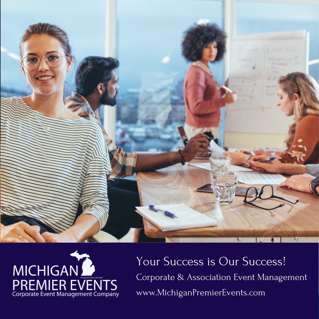 MIPremierEvents's tweet photo. Whether your organization needs assistance managing board meetings and events or strategizing &amp; hosting excellent programs, seminars, conferences, and special events, Michigan Premier Events alleviates the guesswork, time, and effort so you can focus on serving your stakeholders. https://t.co/PxCQKi1edd