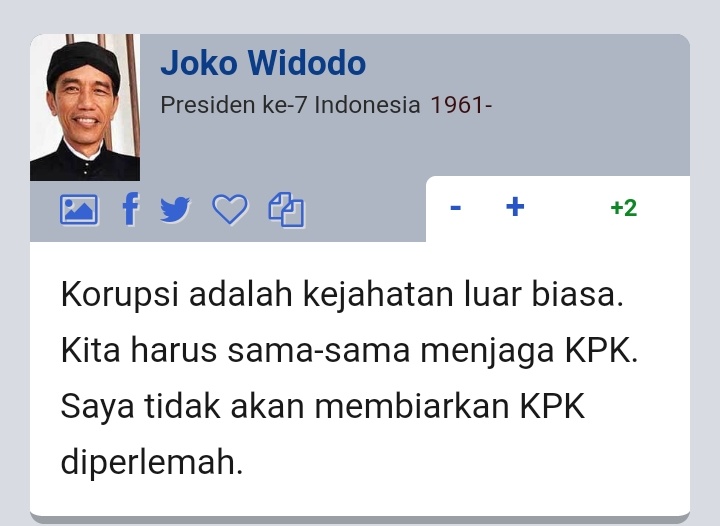 MasBR0__'s tweet photo. Korupsi adalah kejahatan luar biasa..... Terusssss...

#KoruptorJadiKonselor
#KoruptorJadiKonselor https://t.co/P8CRL2FYxX