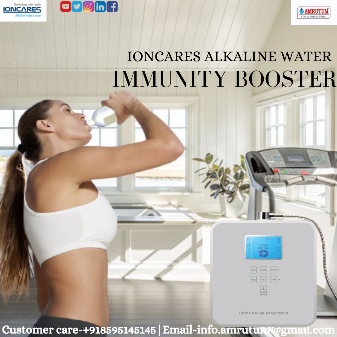 ioncares_india's tweet image. Protect your family from harmful viruses &amp;amp; bacterias with Ioncares hydrogen alkaline water ionizer.
Change your water, change your life.
Live young live long!
Please call for a free demonstration on- +918595145145
#hydrogenwater, #hydrogenrichwater, #hydrogenwatergenerator,