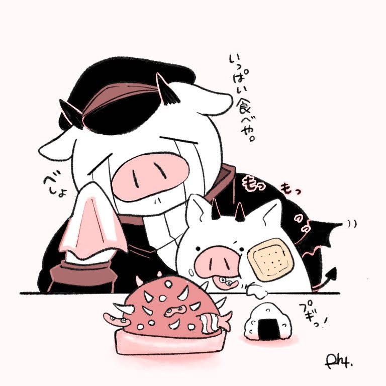 「消えてた🐷を掘り起こしました(再掲) 」|リひと。🐷のイラスト