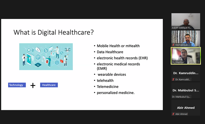 aiub_edu's tweet photo. As a part of the “Dr. Anwarul Abedin Lecture Series,” a regular initiative of the AIUB, an informative webinar titled “Trends in Digital Healthcare and how it is shaping the world” was held on 19 August 2021. The Faculty of Science and Technology organised the webinar. https://t.co/y9JQHKoEPz